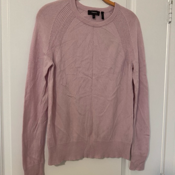 Theory Light Pink Cashmere Sweater - Picture 6 of 6
